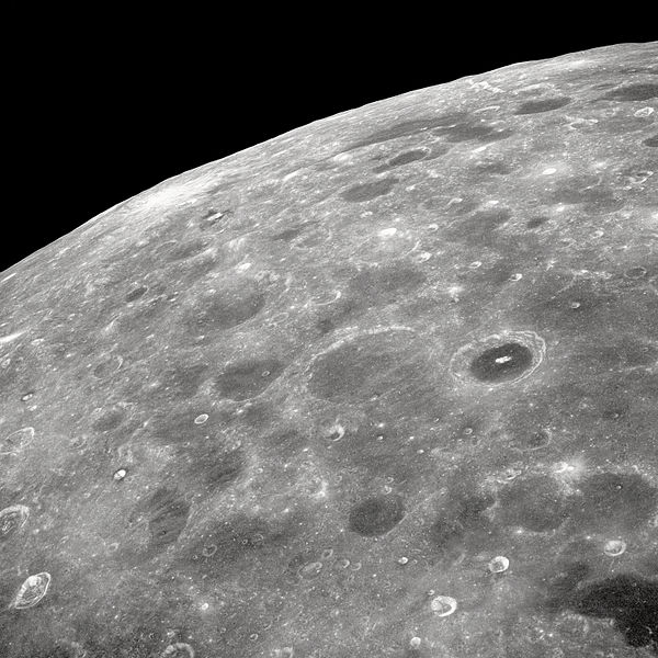 The Moon as seen from Apollo 8