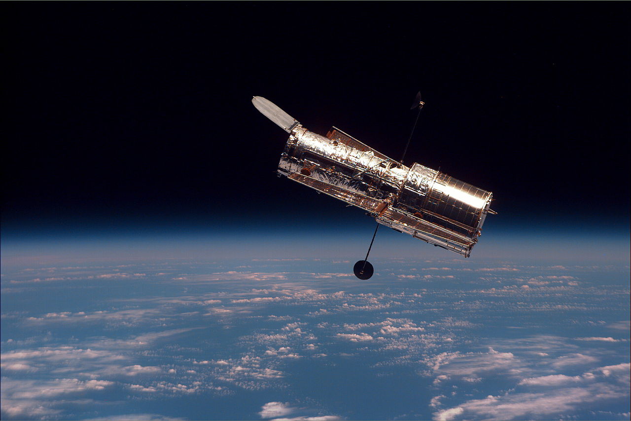 Hubble in space