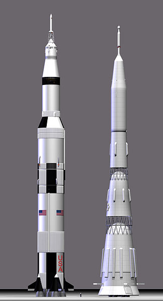 The Saturn V and N1-L3 rockets