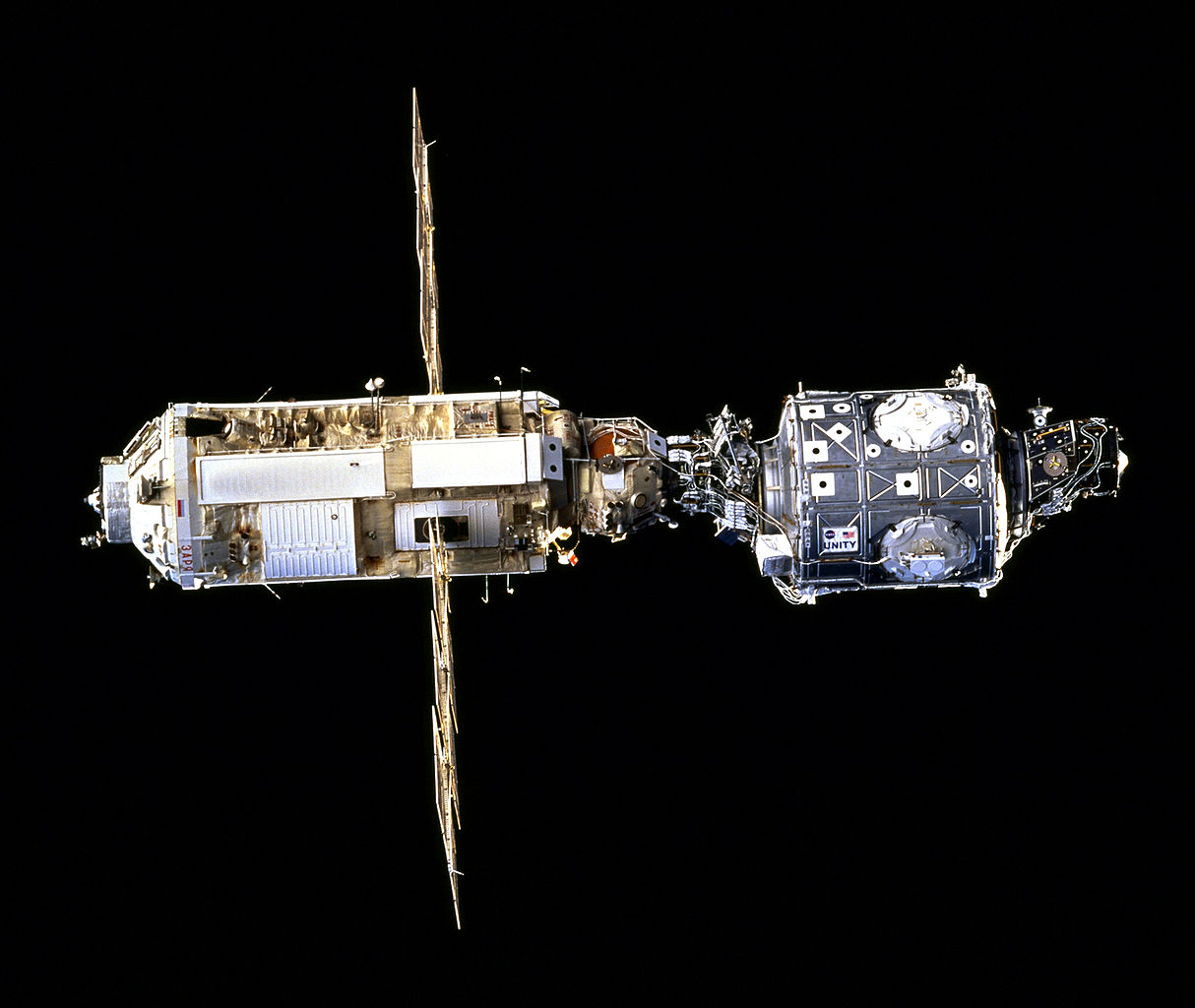 The ISS at 2 modules